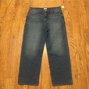 Hudson Jeans Blue Straight Fit Denim Plus Size 34 cotton blend NOA